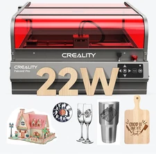 Creality Falcon2 Pro 22W Laser Engraver HighPower Precision for Wood Glass Metal