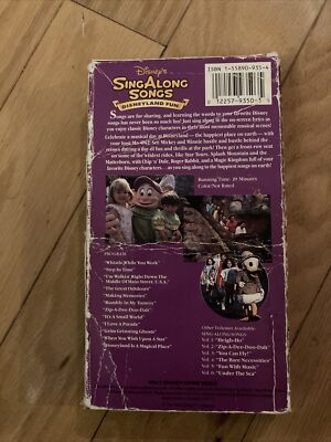 Disney Sing Along Songs Disneyland Fun Zip-A-Dee-Doo-Dah