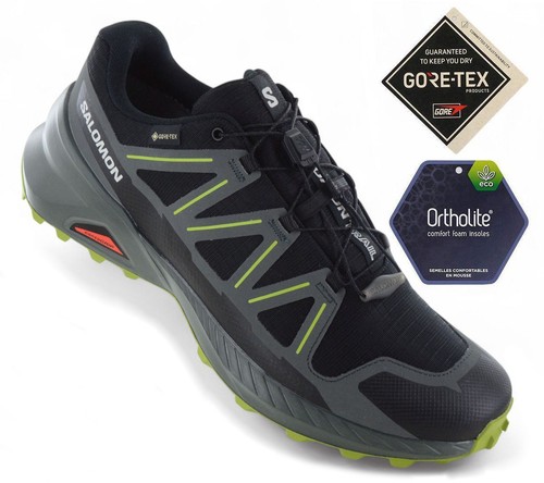 Salomon Speedcross Peak GTX Gore-Tex Negro 477905 Trail Running Zapatos Nuevos - Imagen 2 de 6