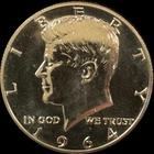 1964 50¢ DDO-006 (Proof) Kennedy Half Dollar • RDV-002 FLARED G • DDO GEM PROOF