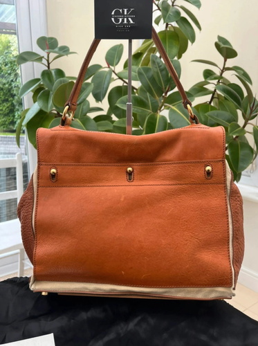 Yves Saint Laurent Brown & Tan Leather Muse 2 Bag Beige - Classic YSL - Picture 8 of 17