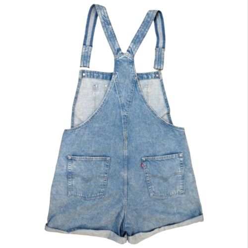Monos cortos vintage Levi's bolsillos para mujer talla XL azul - Imagen 2 de 8