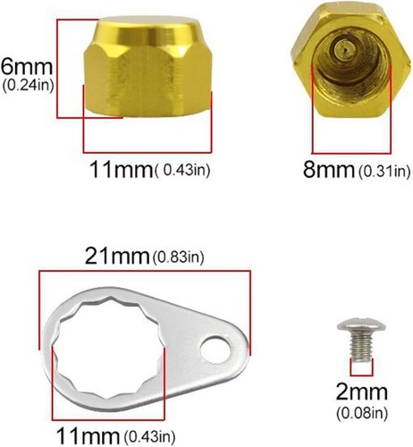 Cubierta de rodamiento de tornillo para mango M7 perno placa de bloqueo - Imagen 13 de 18