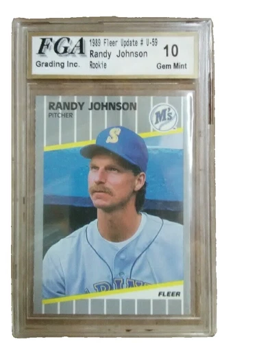 Fleer Randy Johnson Baseball Sports Trading Card Singles Rookie