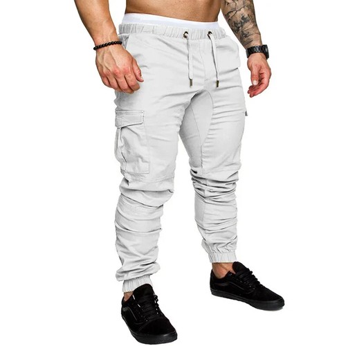 New Workwear Multi-pocket Trousers for Men, Woven Fabric Casual Pants, Leggings - Bild 6 von 34