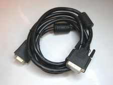 Pro-Signal PSG90420 Lead, DVI M - HD15 VGA M Cable, Black, 6.56ft Length