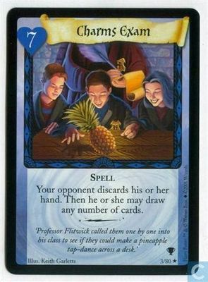 Harry Potter TCG Quidditch Cup Charms Exam 3/80