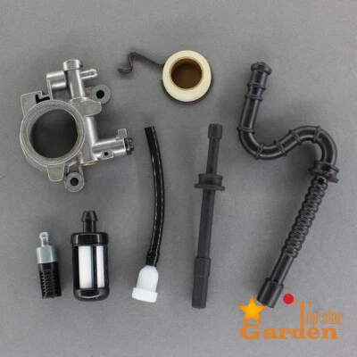 GARDENTOPSTAR Oil Pump Line & Worm Gear Spring For Stihl 029 039 MS290 MS310 MS390 MS311 MS391