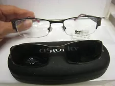NEW Revolution Eyeglass Frame W/ Magnet sun shade  REV687  PKSA 50-18-140 w/case