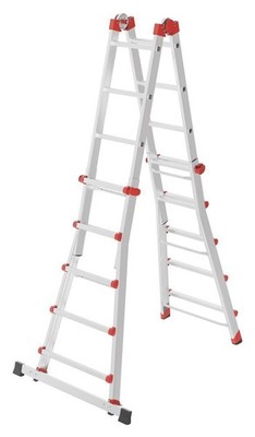 Hailo M80 Teleskopleiter Alu Aluleiter Multifunktionsleiter Sprossenleiter 