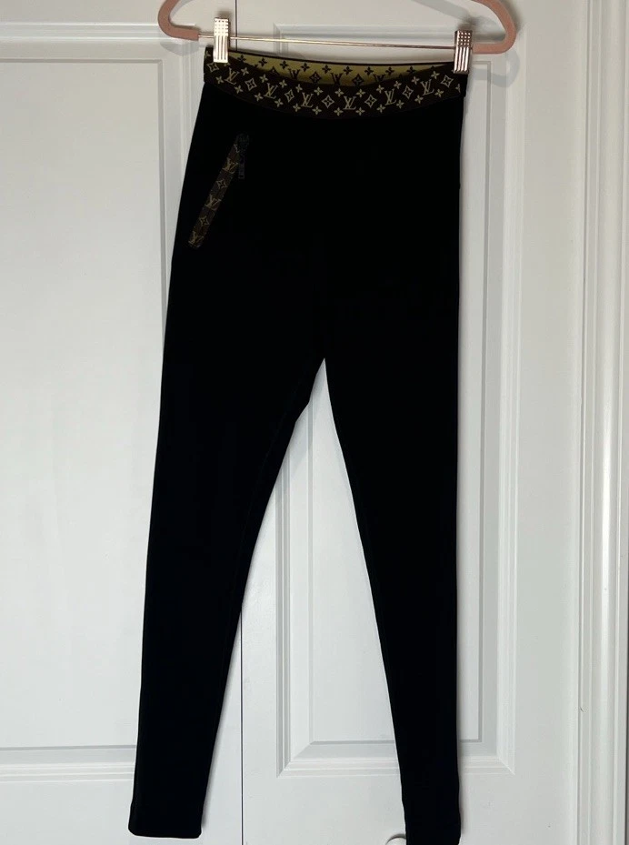 Черные брюки для подводного плавания Louis Vuitton с поясом LV FR36/US4 - Изображение 2 из 4