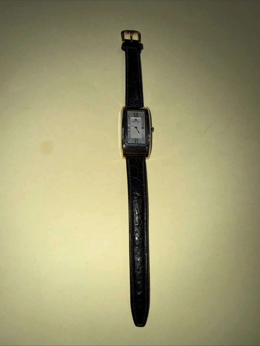 Jacques Lemans Ladies Watch Two Tone Silver & Gold Tone Black Dial 1-1034 20MM Jacques Lemans Women Wristwatches for sale | eBay main image 2