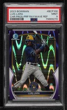 2023 Bowman Chrome Prospects Purple RayWave Refractor Luis Lara PSA 9 MINT 0y2q