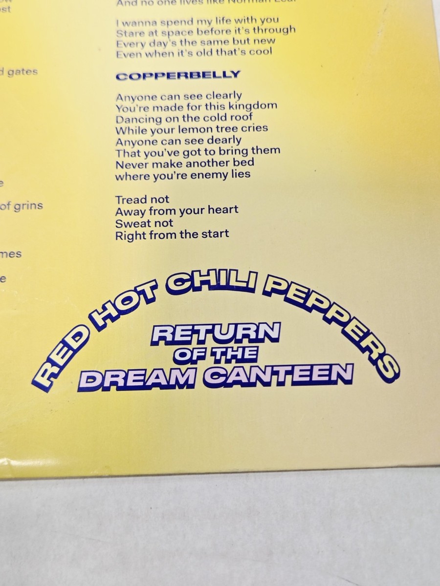 【新品・未使用】Red hot chili peppers Return〜 Red Hot Chili Peppers – Return of the Dream Canteen (2 LP