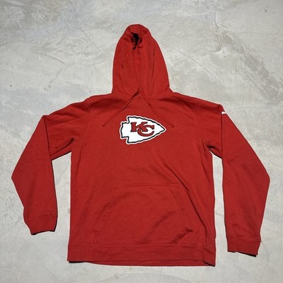 Kansas City Chiefs Nike Sweatshirt Hoodie Pullover Red Men s SZ M Football NFL