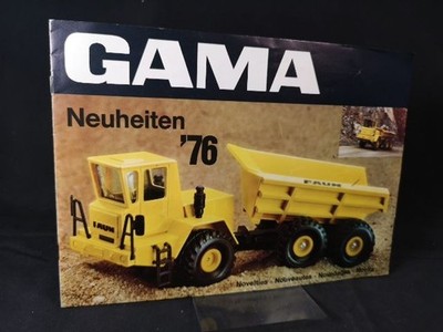 Gama Neuheiten '76. Firma Gama: