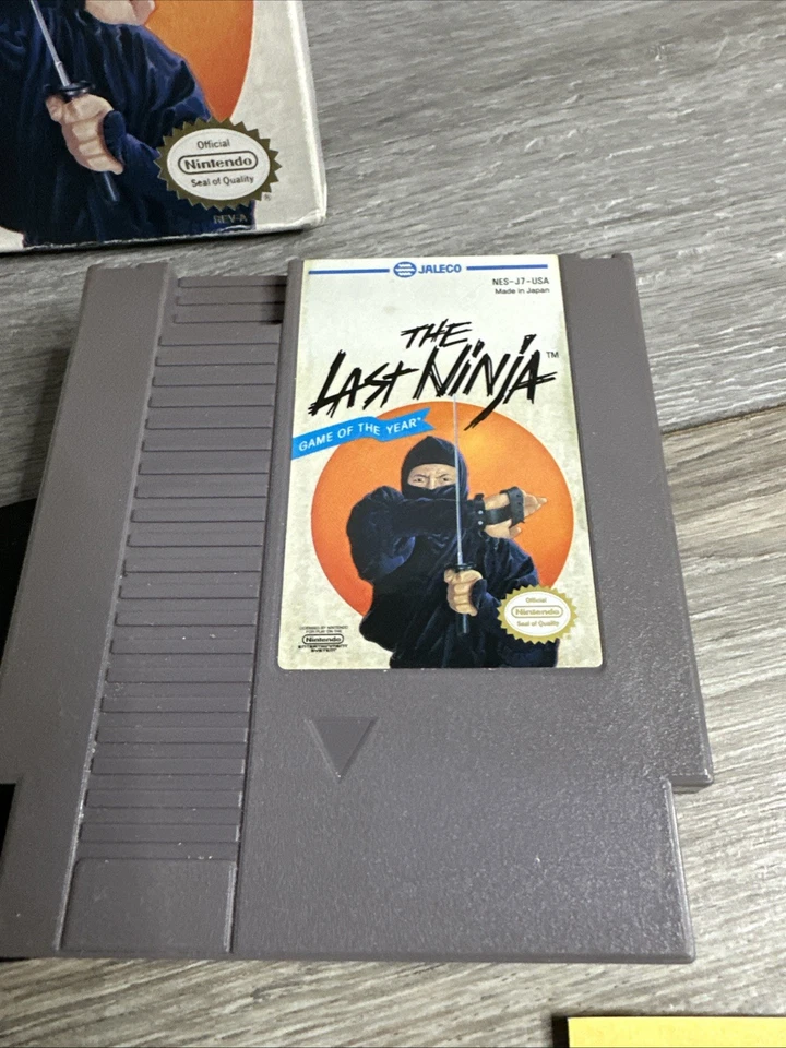 The Last Ninja NES Has Inserts No Manual Authentic *Box Issues - Image 4 of 4