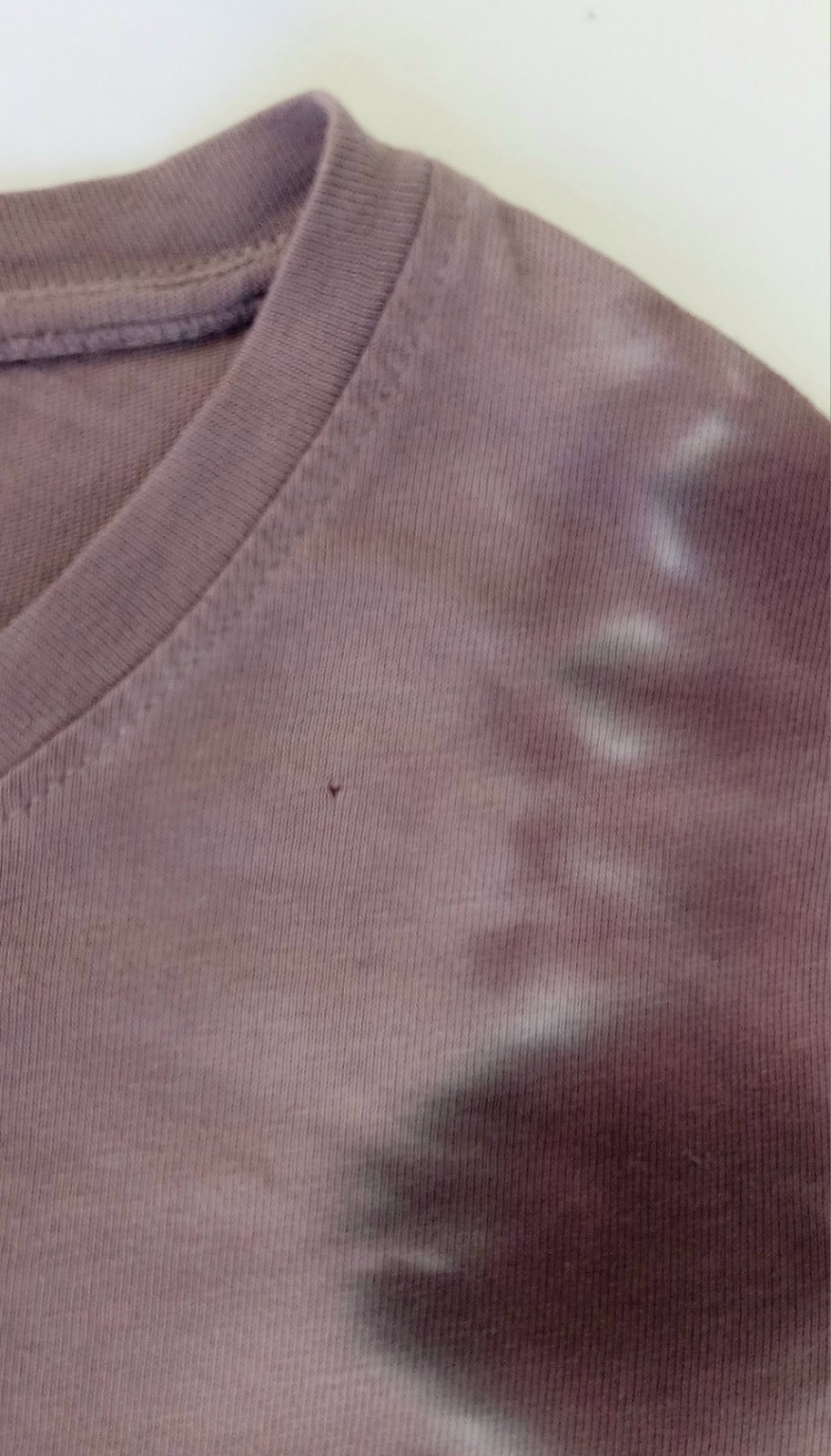 Small RAQUEL ALLEGRA Tie-Dye RHEA Brown COTTON-Knit Long Kaftan T-shirt Dress