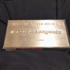 100 Troy Ounce .999+ Fine Silver Bar - Engelhard "Actual Photos"