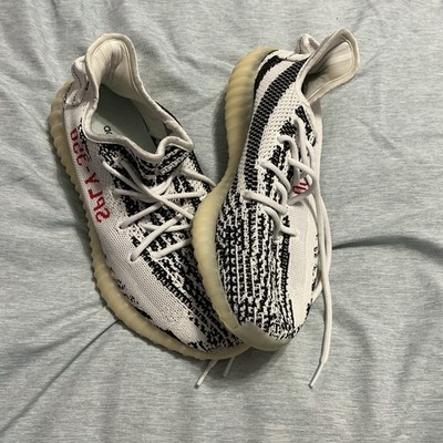 Athletic Men Sneakers Zebra Size 7