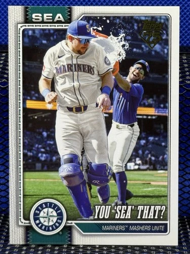 2026 Topps Series One CAL RALEIGH & JULIO RODRIGUEZ Mariners Golden Mirror SSP