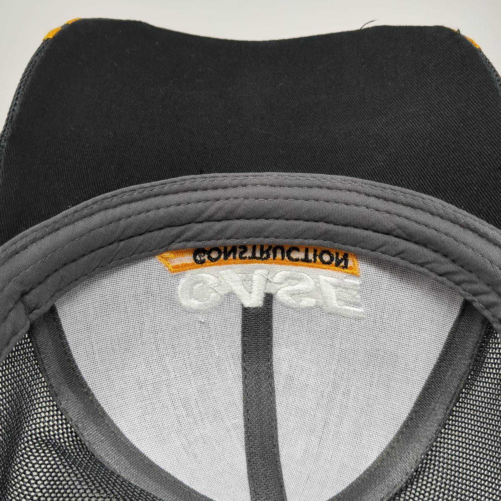 Case Construction Strapback Trucker Hat Black One… - image 8
