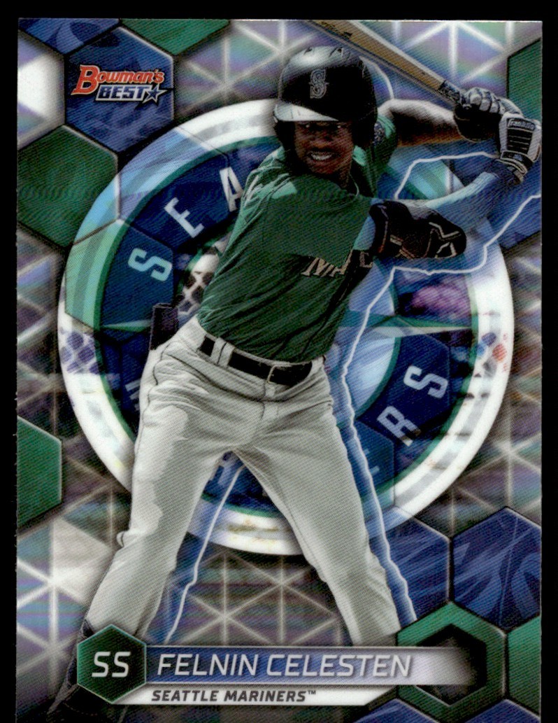2023 Bowman's Best Top Prospects Refractor Felnin Celesten #TP-24 Seattle