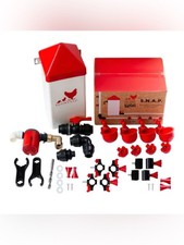 RentACoop Secure Non-Adhesive PVC S.N.A.P Glueless Watering System Starter Kit