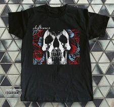 DEFTONES Skull 2003 Heavy Cotton Black Unisex T-shirt Size S-5XL