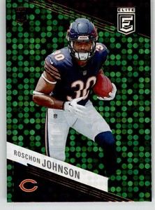 Roschon Johnson 2023 Donruss Elite Green Disco 179 Chicago Bears Rookie