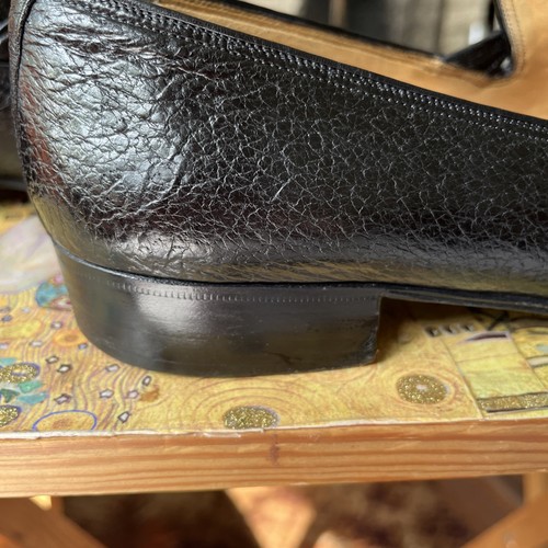 Zilli Men's Butter Soft Black Leather Loafers Hand Made in Italy 🇮🇹 Quality - Picture 4 of 14