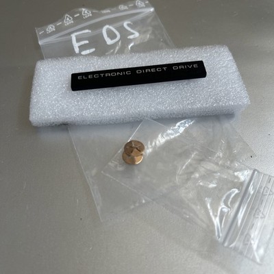 Electronic Direct Drive Dual Metal Alu Blende Schild 2 Pin ca. 7,2 x 1,0 714 731