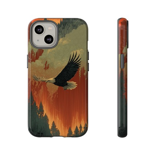 For iPhone | Samsung Galaxy | Pixel Phone Case - Eagle Soaring Wilderness Sunset - 第 82/239 張圖片