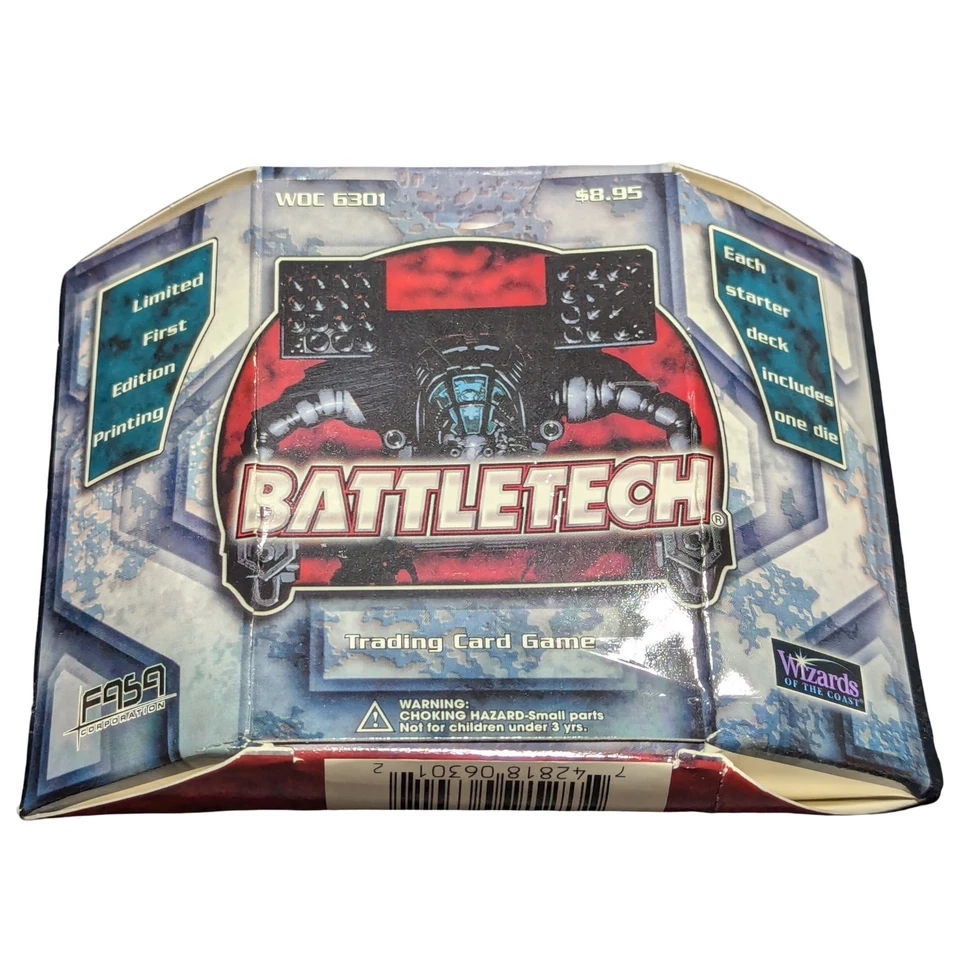 🔥1996 Wizards Of The Coast Battletech First Edition WOC 6301 F959 Opened TCG - Image 2 of 4