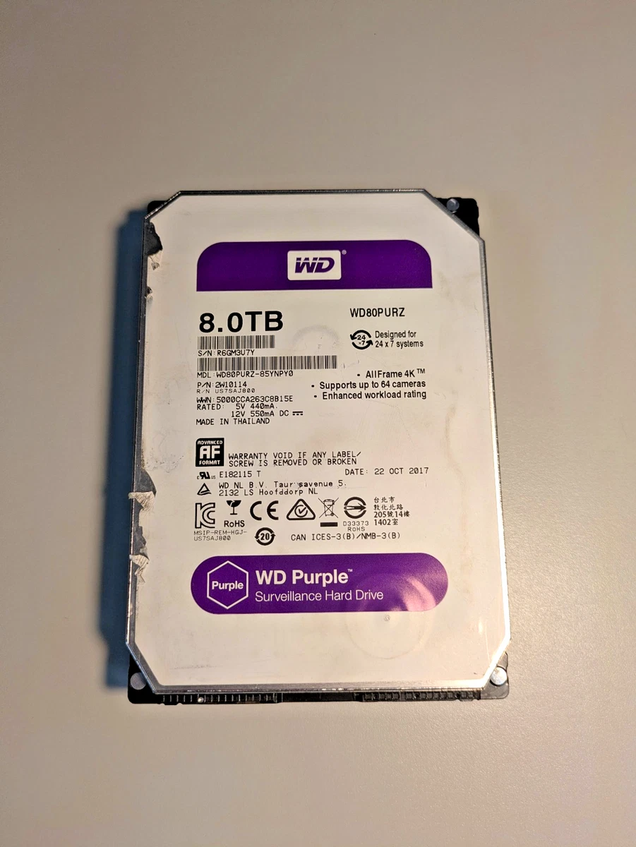 Western Digital 128 MB Cache Internal Hard Disk Drives 8 TB