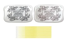 Tsukineko VersaFine Pigment Ink Pad Bundle - VersaFine Vintage Sepia and...