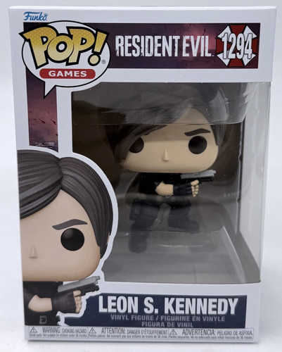 Funko Pop! Resident Evil Leon S Kennedy #1294 with POP Protector - In Stock!