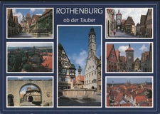 Germany Rothenburg ob der Tauber-Multiple Views Kraichgau-Verlag Postcard