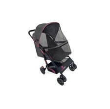 22” Buddy Buggies Foldable Pet Stroller - Shock Absorbing Frame with Stora