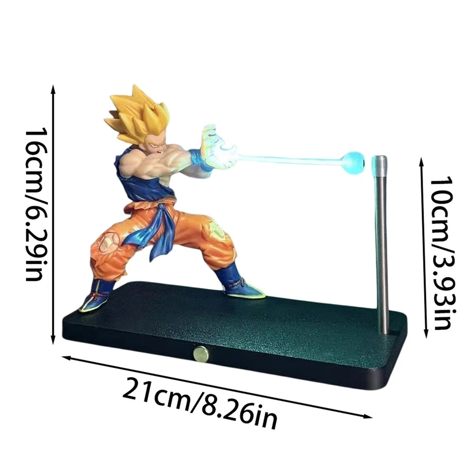 Dragon Ball Goku Super Saiyajin Kamehameha magnetisches Nachtlicht - Bild 3 von 4