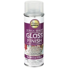 Aleene's Spray Gloss Finish 6oz  Clear Acrylic Sealer Fast  Free Shipping