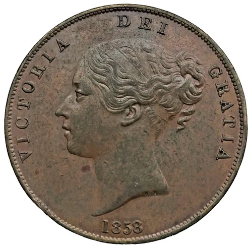 1858 Victoria Penny — photo from the most recent tracked eBay sale