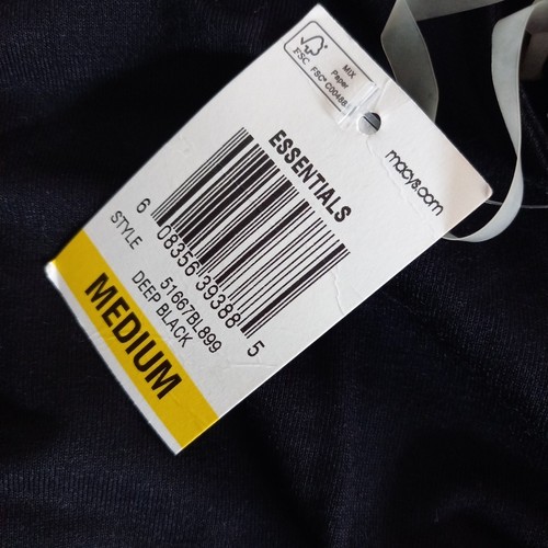 INC International Concepts M UK 10 Black Double Layer Fine Knit Tank Top BNWT - Picture 6 of 8