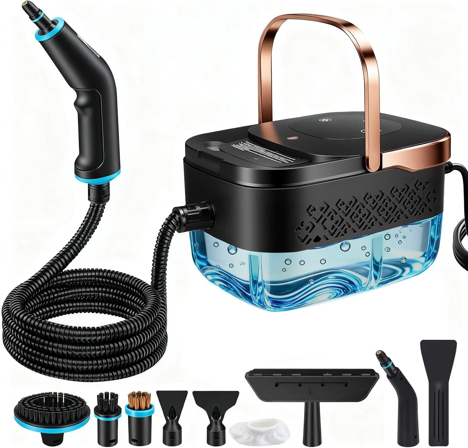 Steam Cleaner 2500W Portable Handheld Steamer Cleaning Large Capacity Tank