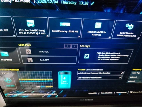 Asus Zenbook UX325EA Intel i5-1135G7