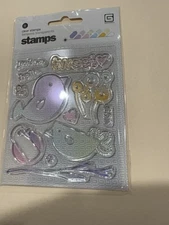 Basic Grey Cling Stamps Tweet 14 pcs. clear stamps