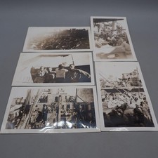 Vintage Black  White Photograph WWII World War 2 Lot of 5 Original