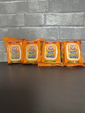 Arm  Hammer Ultra Max Face Body Wipes Fresh Scent Lot 4 30 Ct Sealed Exp 8/2027