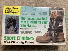 Tree Climbing Spikes for Hunting Sport Climbers. Preowned