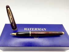WATERMAN CARENE MARINE AMBER ROLLERBALL PEN IN BOX
